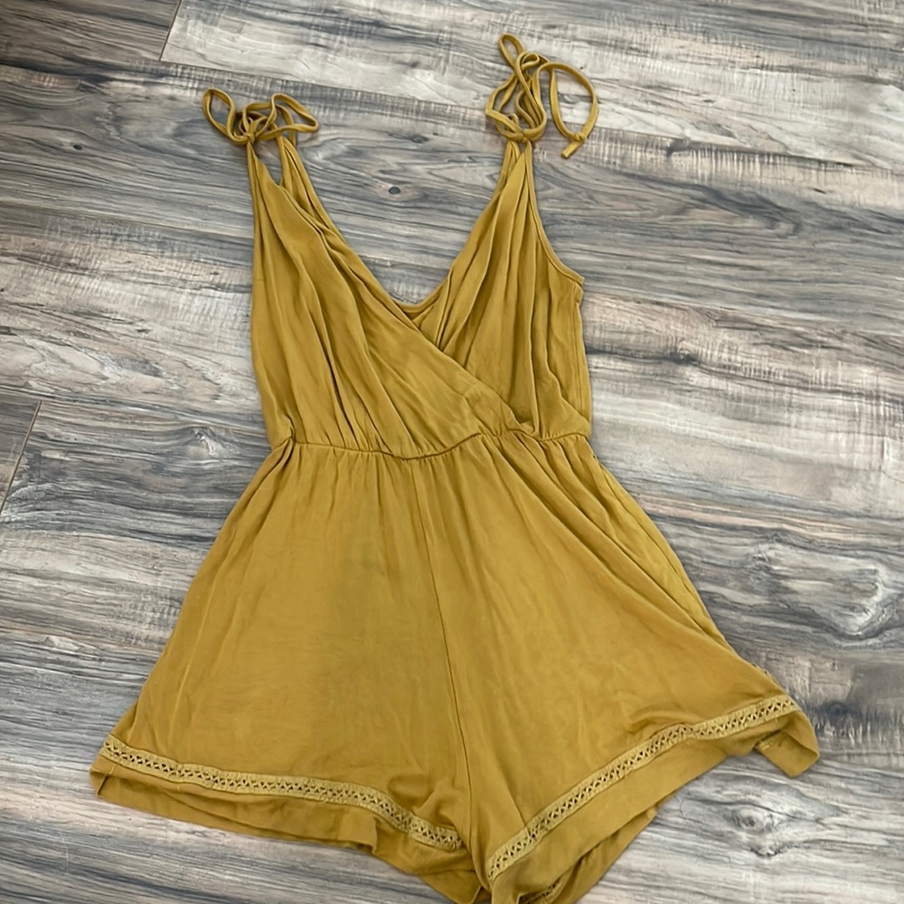 COPY - Alya mustard colored romper